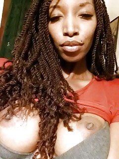 Nasty Ebony Self Busted Ebony