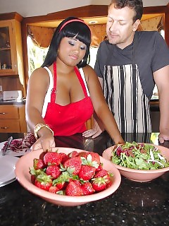 Bloody Hot Big Boobies Black Angel Pounded Hard In These Kitchen Fuck Pics