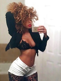 Nasty Ebony Self Big Black Nipples