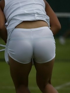 Sexy Girls Tennis Ebony Behind