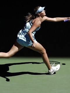 Sexy Girls Tennis Ebony Cowgirl