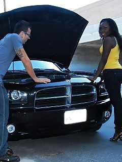 Watch Delightful Round Booty Hooker Get Picked Up On The Streets After Her Car Breaks Down Smoking Babe Drill Sc