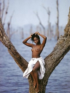 Sexy African Goddess Macassar Ebony