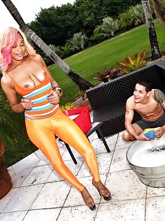 Terrific Hot Plugging Black Red Head Cutie Nailed Hard In These Swimmingpool Fucking Pics And Movies